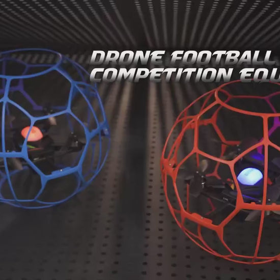 4DRC V51 football shape RC drone with colorful LED lights