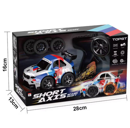 BMW Short Axis Spark Drift High-Speed Remote Control Car Video
