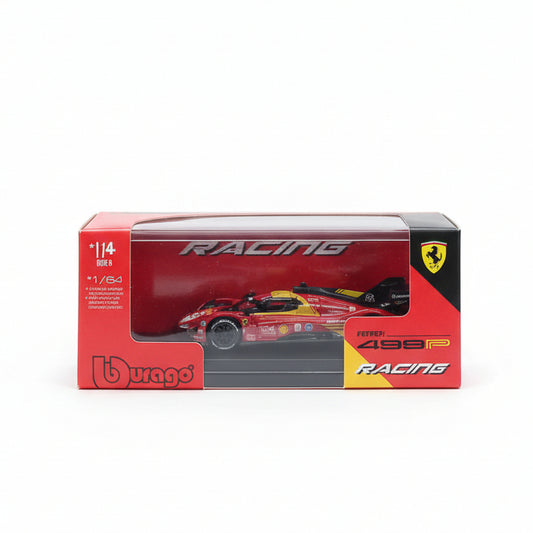 Bburago 1:64 Ferrari 499P Red livery Diecast Car
