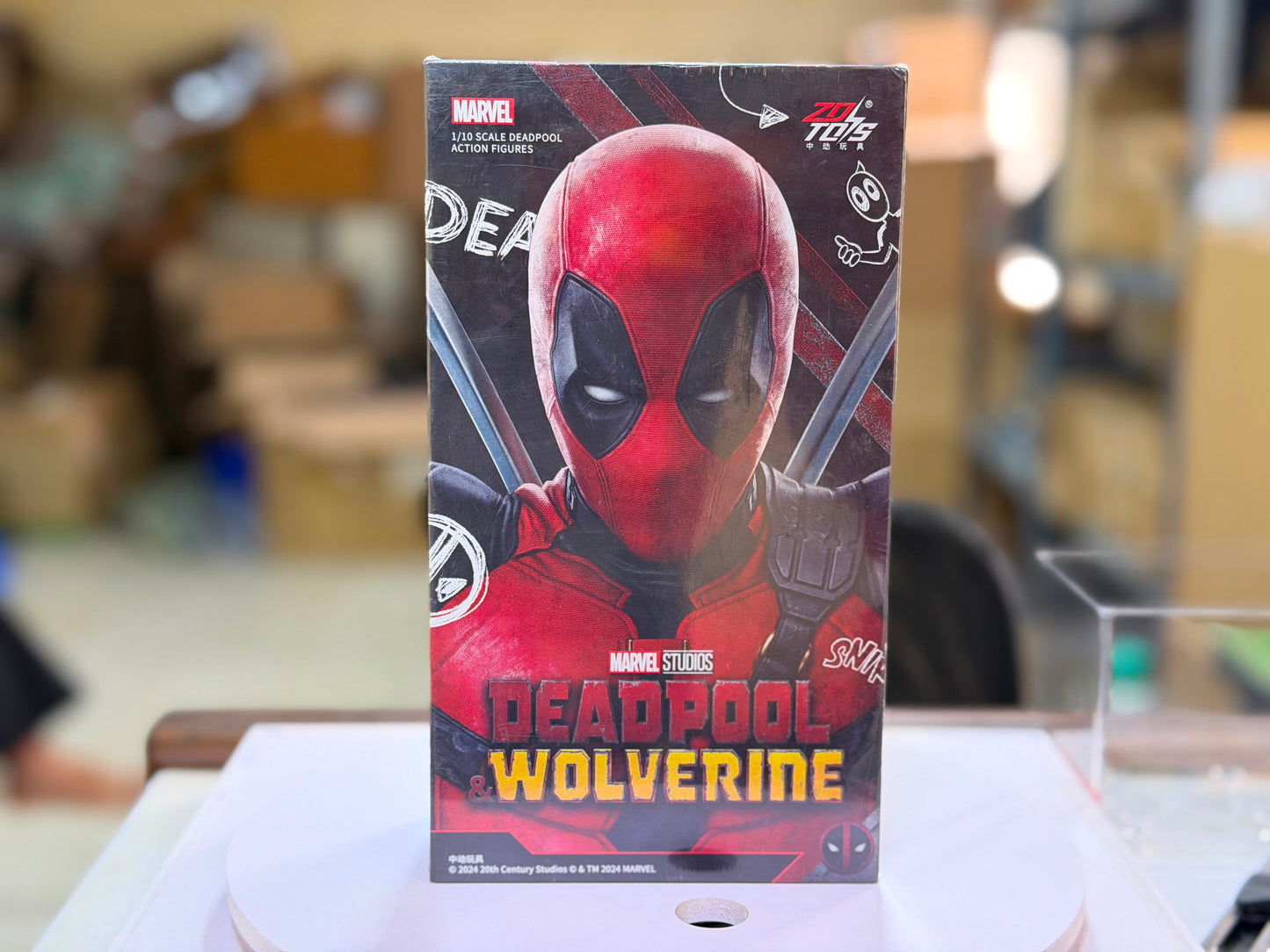 ZD Toys Marvel Studios Deadpool & Wolverine : 1:10 Scale Deadpool Action (Size-7 Inch)