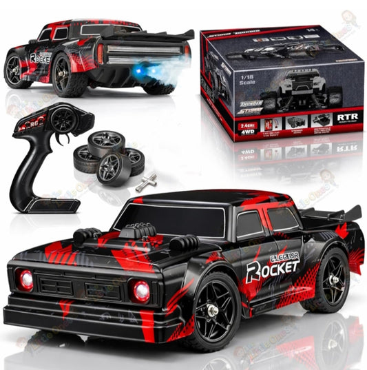 HS16351 1:16 4WD RC Car With Led Lights 2.4g Radio Remote Control Car Drift Off-Road Driftmonster truck 36 Km/Hr