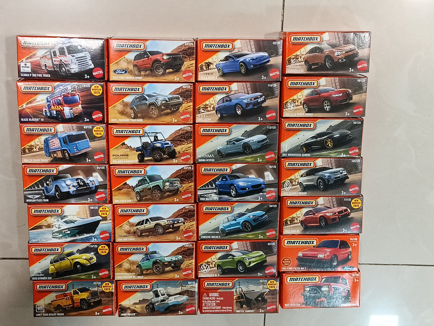 MATCHBOX 1:64 Diecast 6 Pcs Set (255/Pcs)