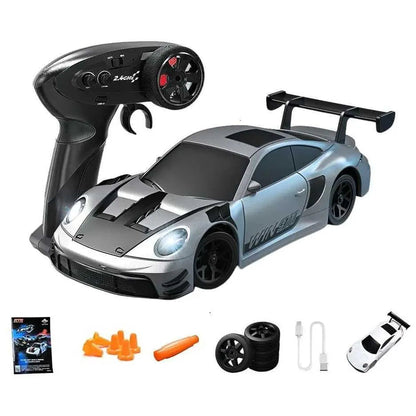 HB Toys Racing Rally 1:43 Porsche 911 GT Drift RC Car