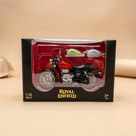 Royal Enfield 1:15 Scale Diecast Motorcycle Model Toy