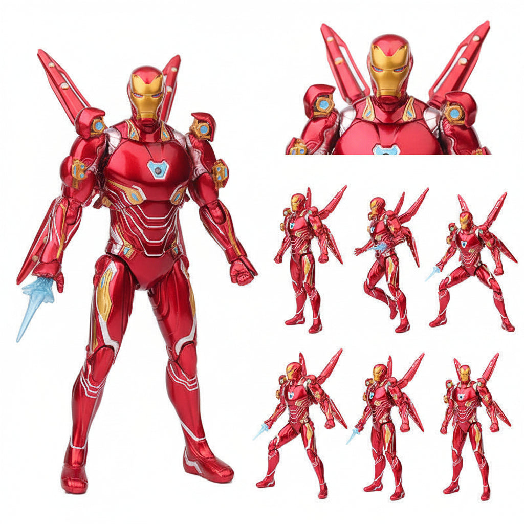 Iron Man Mark 50 | 16CM | Action Figure | Nano-Tech Armor | Superhero Collectible Single