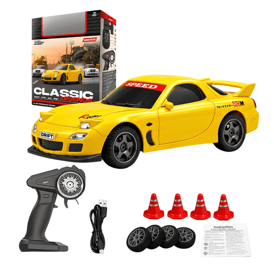 whoosh-mazda-rx7-classic-legends-yellow-front-view wholesale